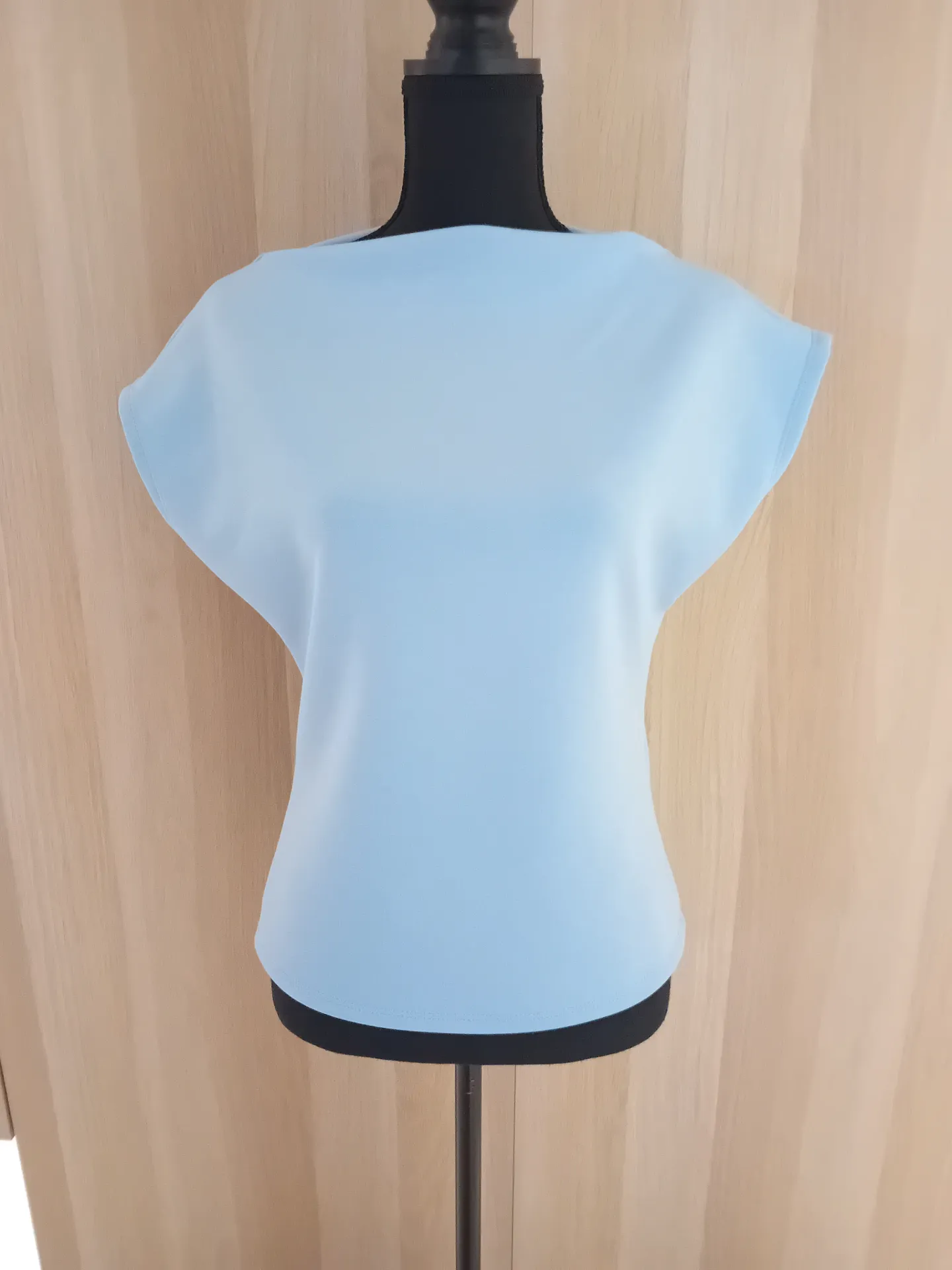 T-shirt met boothals