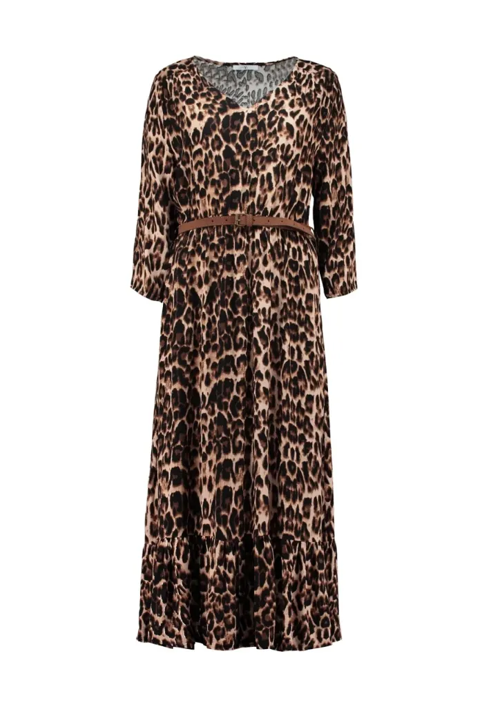 Kleedje "Beige Leo" met bijhorend riempje